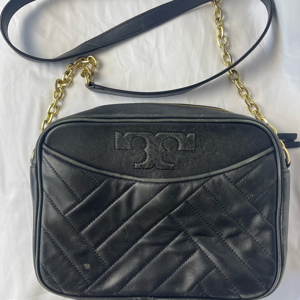 Tory Burch Alexa Leather Camera Bag